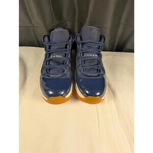 Air Jordan 11 Retro Low Midnight Navy Gum 528895-405 Size 11.5 Used